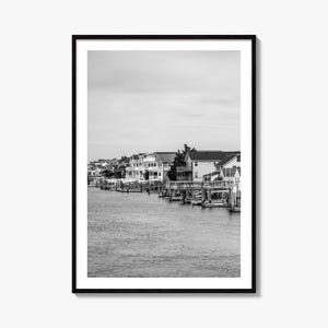 New Jersey Photo Poster Print No 1, New Jersey Black and White Art, New Jersey Wall Photography, New Jersey Travel, Map Poster