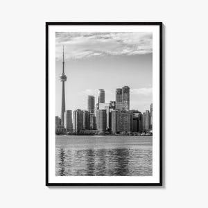 Toronto Foto Poster Nr. 1, Toronto Schwarz-Weiß-Wand-Kunst, Toronto Wand Fotografie, Toronto Reise, Toronto Karte Poster