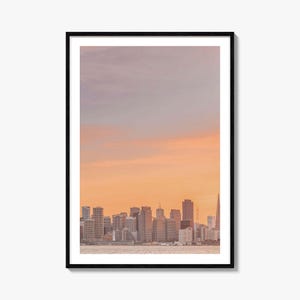 San Francisco Colorful Poster Print No 1, San Francisco Photo Wall Art, Wall Decor, Travel Print, San Francisco Street Map Poster, City Map