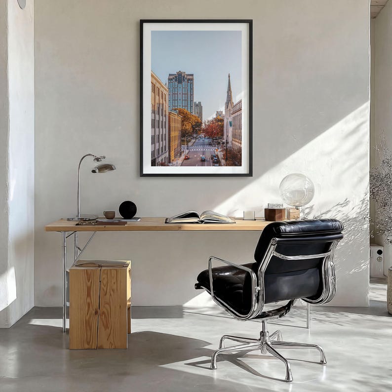 Raleigh Skyline Fine Art Photo Print, Downtown, NC, North Carolina, USA, Poster image 2
