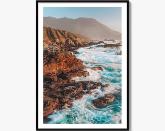 Big Sur konstfototryck, Garrapata State Park, väggdekoration Kaliforniens kust