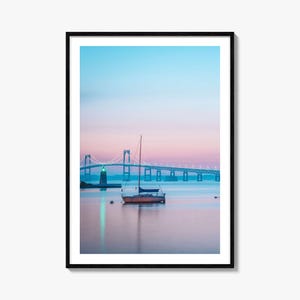 Rhode Island Bunt Posterdruck Nr. 2, Rhode Island Fotokunst, Rhode Island Decor, Reise-Druck, Rhode Island Street Map Poster, Stadtplan, Stadtplan,