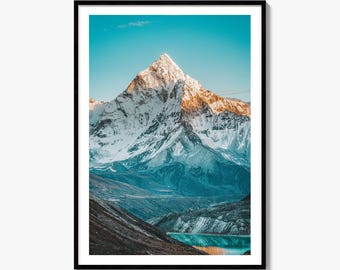 Nepal Fine Art Photo Print, Ama Dablam, Khumbu Poster