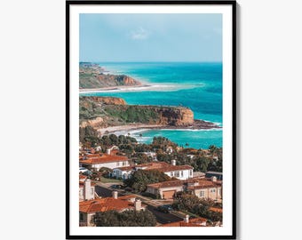 Rancho Palos Verdes konstfototryck, Los Angeles-affisch, Kalifornien väggdekoration