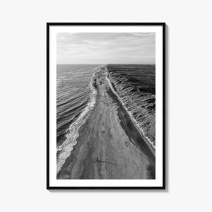 Dänemark Foto Poster Druck, Dänemark Schwarzweiß Wandkunst, Dänemark Wand Fotografie, Dänemark Reise, Dänemark Karte Poster
