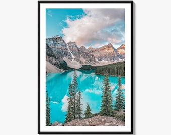 Moraine Lake Fine Art Photo Print, Banff, Banff National Park, Alberta Canada, Landscape Poster