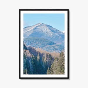 Adirondack Mountains kleurrijke poster print nr. 1, Adirondack Mountains fotokunst, Adirondack decor, reizen print, stratenplan poster, stadsplattegrond