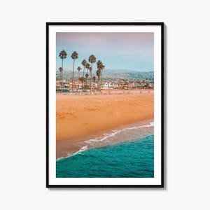 Newport Beach Colorful Poster Print No 1, Newport Beach Photo Art, Newport Beach Decor, Travel Print, Newport Beach Street Map Poster
