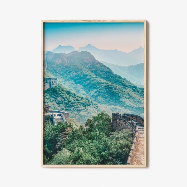 China Colorful Poster Print, China Photo Wall Art, China Wall Decor, China Travel Print, China Street Map Poster, City Map