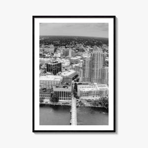 Grandhafter Stromschnellen-Foto-Poster-Druck, Grand Stromschnellen-schwarzweiß Kunst, Grand Stromschnellen Fotografie, Grand Stromschnellen Reise, Karte Poster