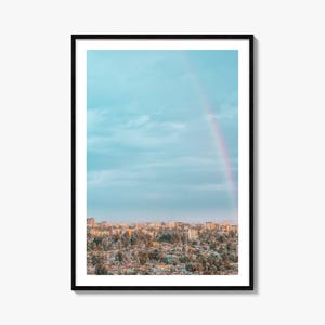 Addis Ababa Colorful Poster Print No 1, Addis Ababa Photo Art, Addis Ababa Wall Decor, Travel Print, Addis Ababa Street Map Poster, City Map