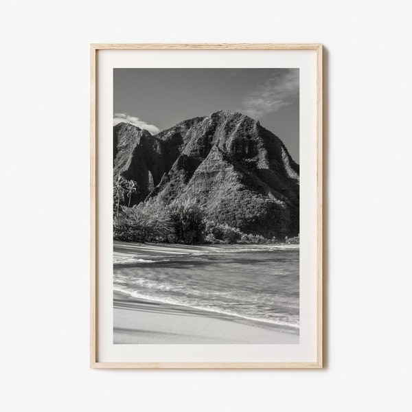 Kauai Black and White Wall Art Etsy