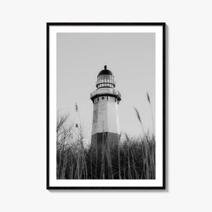 Montauk Photo Poster Print No 3, Montauk Black and White Wall Art, Montauk Wall Photography, Montauk Travel, Montauk Map Poster