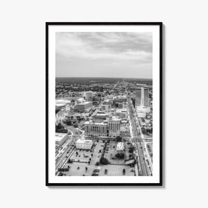 Fort Wayne Fotoposter, Fort Wayne Schwarzweißkunst, Fort Wayne Fotografie, Fort Wayne Reise, Fort Wayne Karte Poster