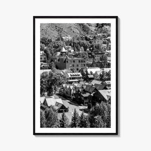 Tellurid Photo Poster Print No 1, Tellurid Schwarz weiß Kunst,Tellurid Fotografie,Tellurid Reise, Tellurid Landkarte Poster