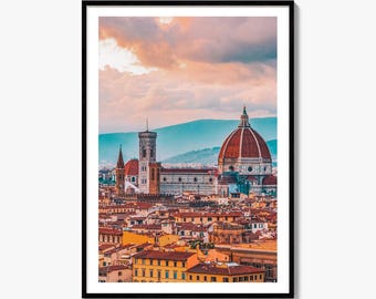 Florens konstfototryck, Toscana, Italien väggdekoration