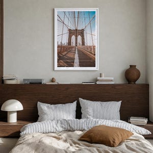 Brooklyn Bridge Fine Art Photo Print, New York City Poster Wall Decor image 4