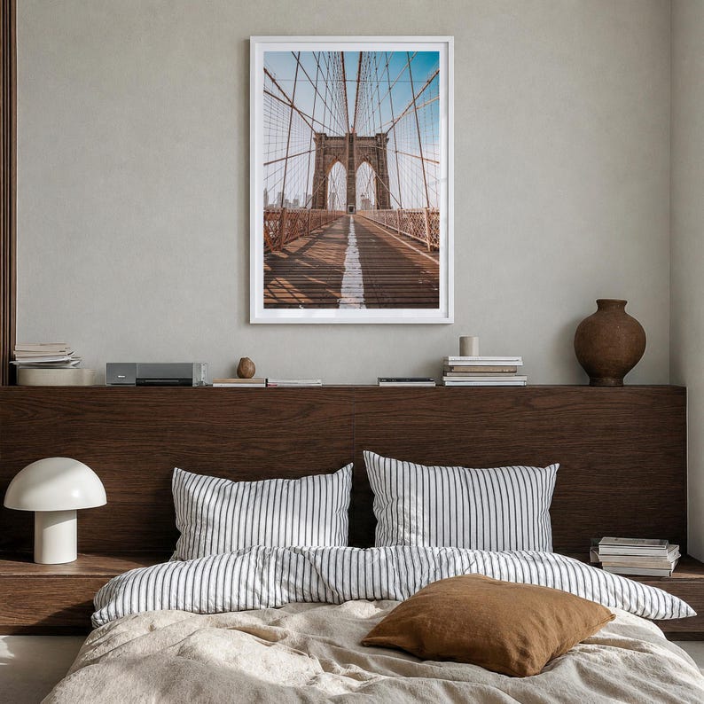 Brooklyn Bridge Fine Art Photo Print, New York City Poster Wall Decor image 4