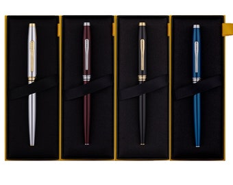 Engraved A.T. Cross Coventry Rollerball Pen with Gift Box