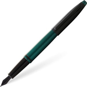 Cross Calais Matte Green Füllfederhalter Edelstahl Feder F Gratis Gravur Geschenk