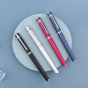 Kostenlose Gravur Metall Füllfederhalter Fein Nib 0,5 mm Iridium Spitze Personalisiert