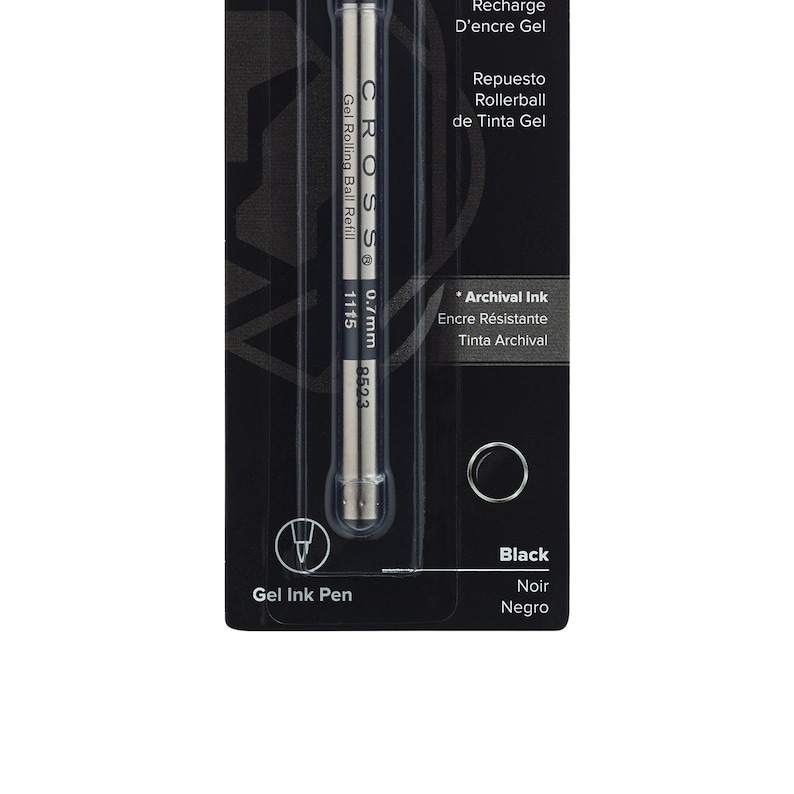 Cross 85231 Rolling Ball Selectip Gel Rollerball Pen Refill 8523 Black 0.7mm Etsy
