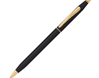 Free Engraving Cross 23KT Gold Trim Medalist Ballpoint Pen