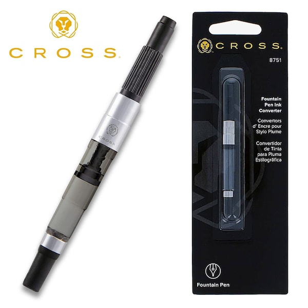 Recharge de convertisseur Cross 8751 Style à enfoncer pour stylos plume Cross Authentique tout neuf