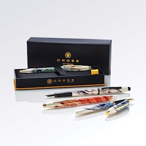 Colección Cross Wanderlust, bolígrafo premium, cuatro opciones de apariencia, regalo para él/ella, Navidad, graduación, aniversario, caja de regalo