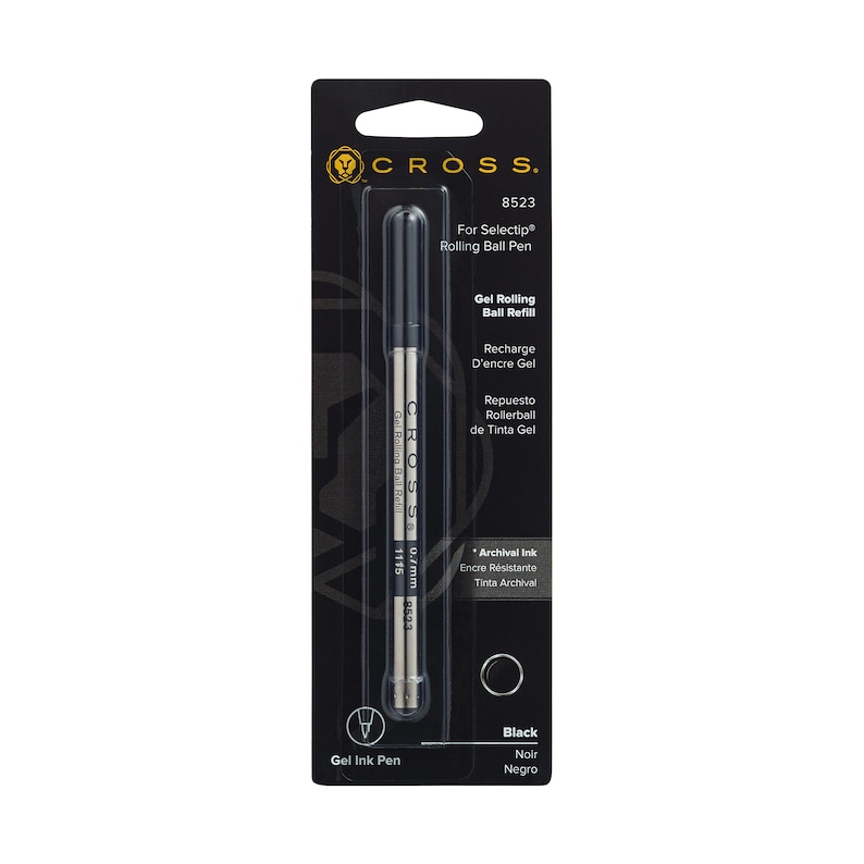 Cross 85231 Rolling Ball Selectip Gel Rollerball Pen Refill 8523 Black 0.7mm Etsy