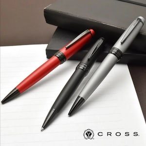 Bolígrafo Cross Bailey de color mate PVD, regalo de escritura de lujo, grabado gratuito