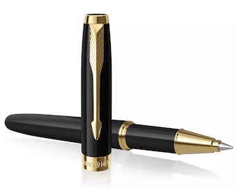 Engraved Pen Personalised Pen Metal 35g Classic Design Sonnet Shape Black Gift