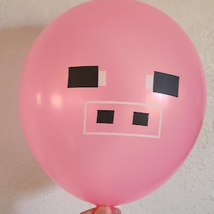 Block Balloons Block Party Supplies Block Birthday Party Favors - 12 pcs. Latex Balloons Free Shipping