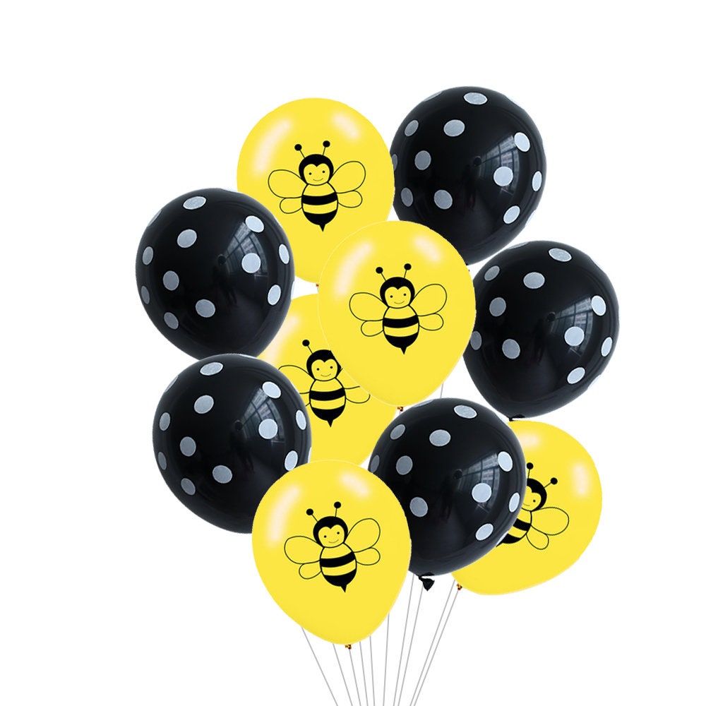 Bumble Bee Balloons Bumble Bee Party Supplies Bumble Bee Birthday Party