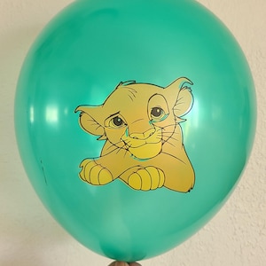 Lion Balloons Lion Party Supplies Building Lion Birthday Party Favors - 12 pcs. Latex Balloons Free Shipping