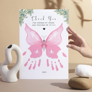 Butterfly Handprint Art: Mother&#39;s Day DIY Craft (Digital Download)