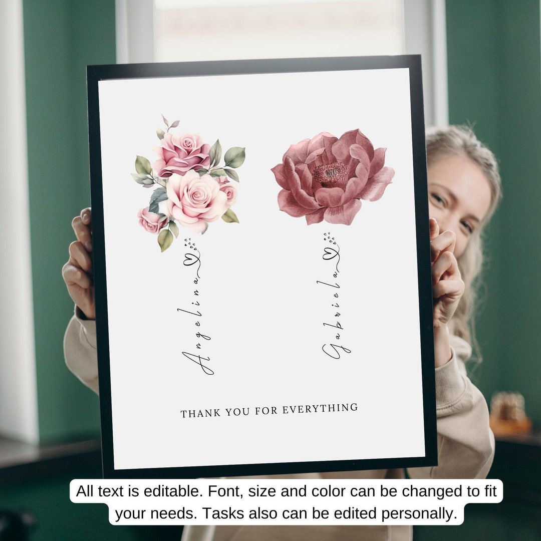 Personalised Teacher Thank You Print | Custom Teacher Back to School ...