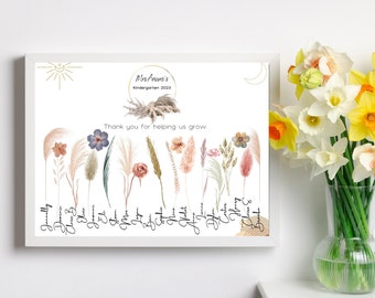 Personalized Teacher Appreciation Gift from Class (Digital Download)