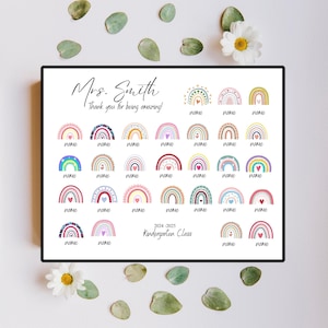 Leraar waardering cadeau van klas, gepersonaliseerde leraren plantenzaden, terug naar school kinderen cadeau, leraar waardering cadeau, bedankt