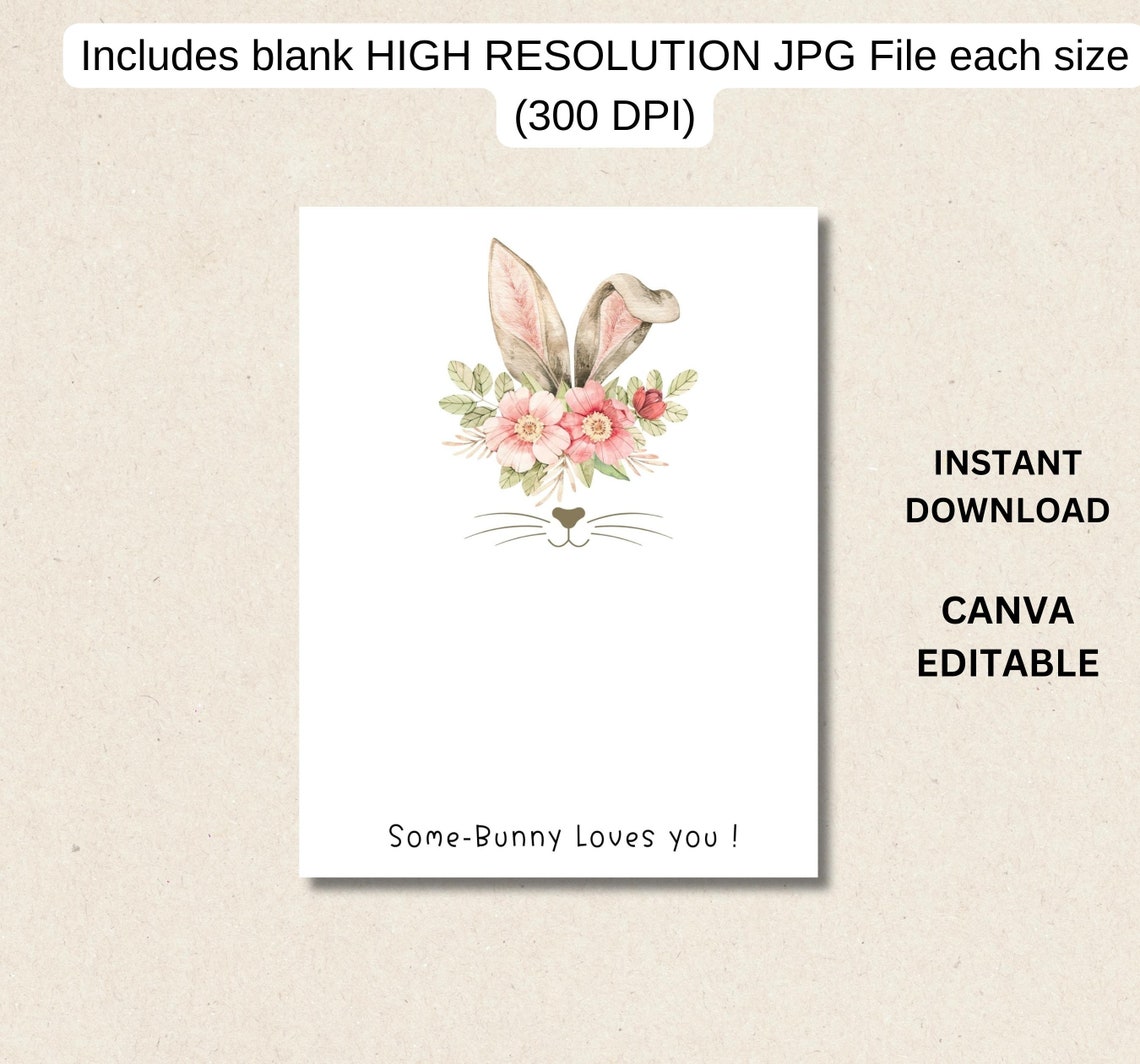Easter Printable, Kids Footprint Keepsake, Baby's First Easter Keepsake Gift, Bunny Craft for ...
