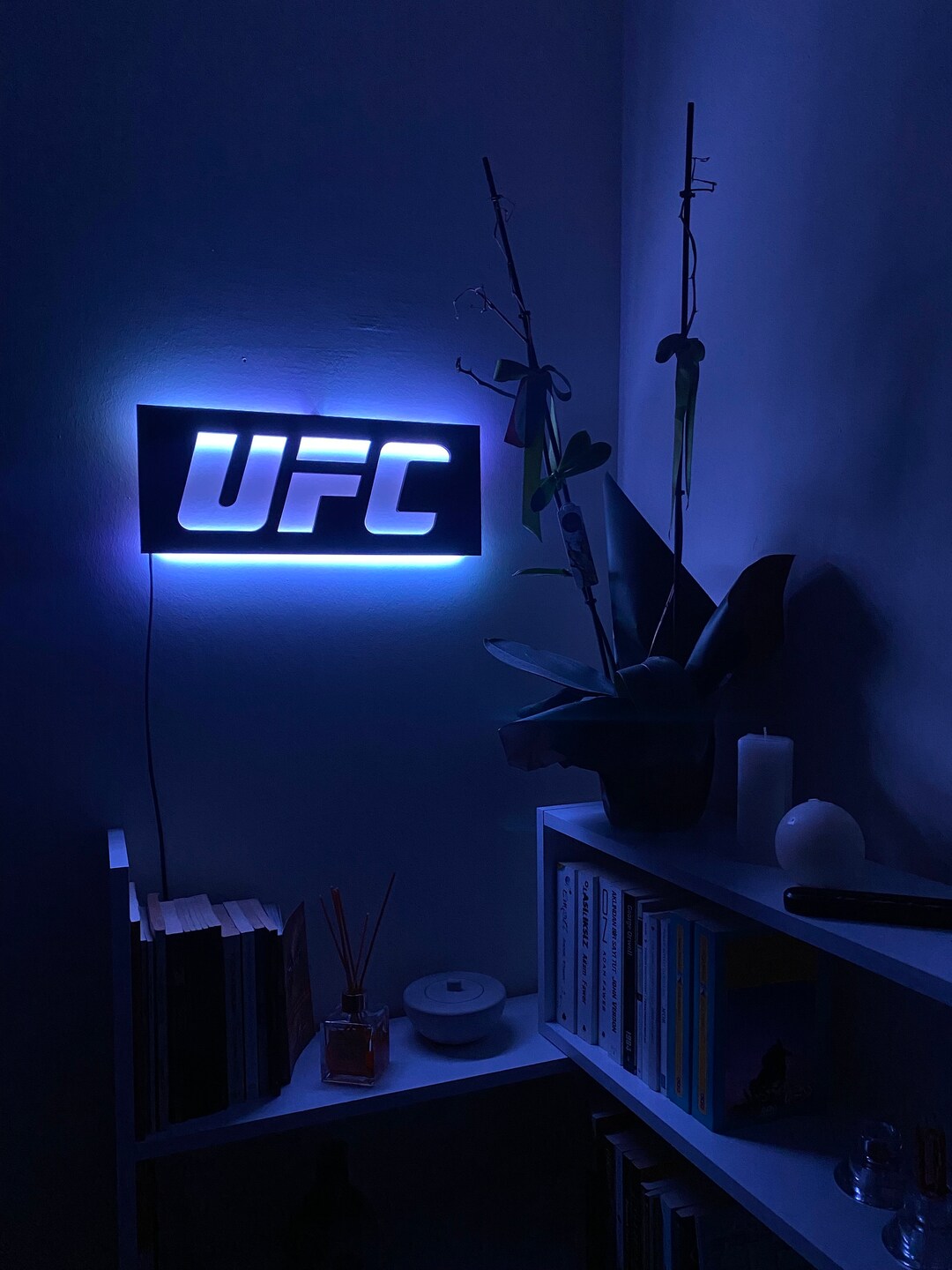 Ufc Led Sign,ufc Wall Decor,ufc Neon Sign,led Wall Art Gift,multi