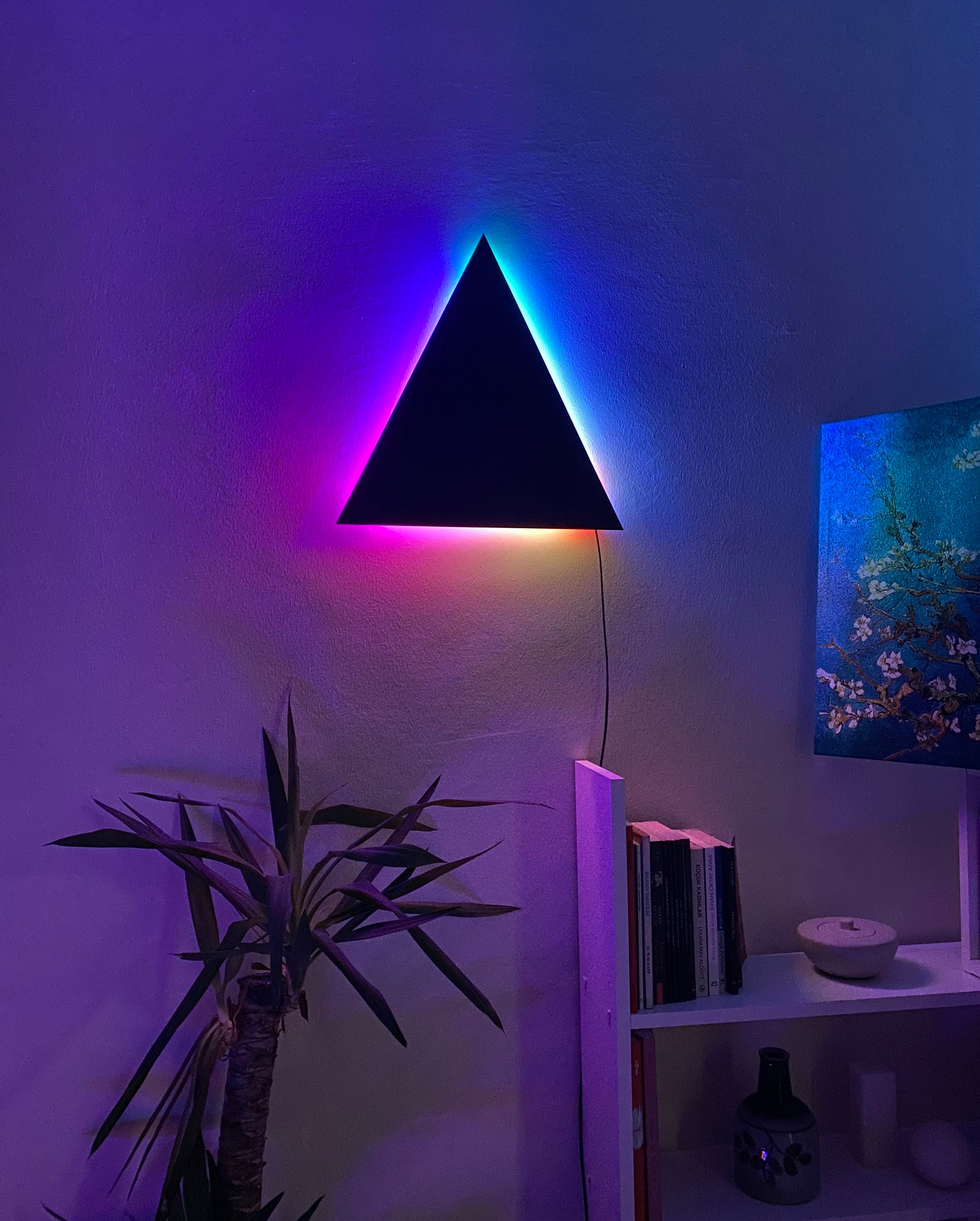 Minimalist Design Led Wall Lamp,wood Wall Light Etsy