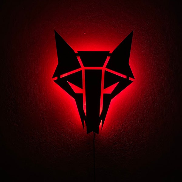 Red Rising Howler Neon Led Sign,Red Rising Wooden Wall art,home Decor,Led Wall Lamp