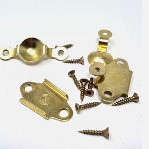 Cheval Mirror Movement Swivel bracket Hinge Dressing Table Brass Plated CEN008