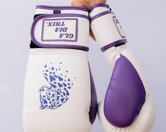 Tigress Boxing Gloves in Pink, Purple, White and Red 10oz and 12oz ideal for Beginners