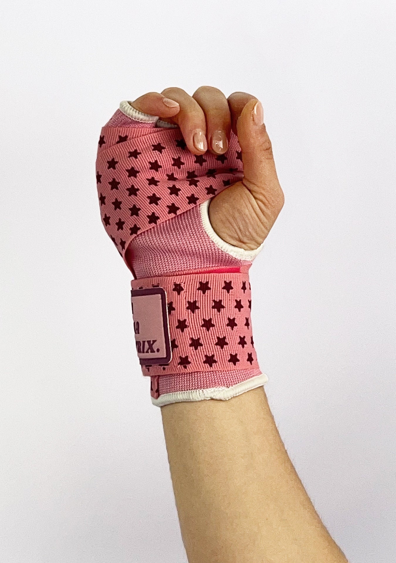 Pink Quick Boxing/Kickboxing/Muay Thai Wraps with Stars for Girls