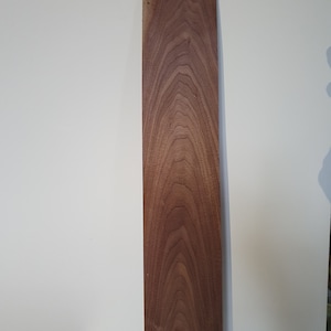 3 Schwarznuss-Furniere 76 x 13,5 cm