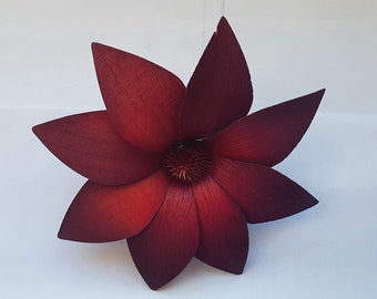 Christmas Star - Wooden flower single piece 17cm x 8cm