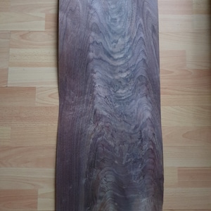 3 Schwarznuss-Furniere 85 x 33,5 cm