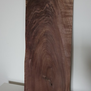 5 Schwarznuss-Furniere 46 x 21 cm